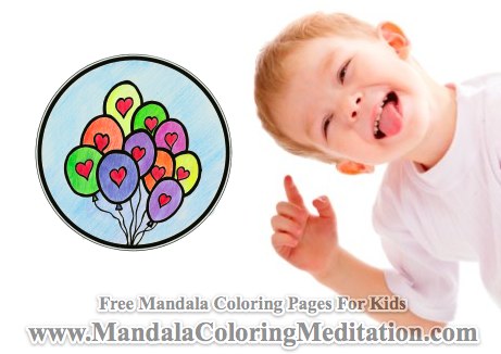 Mandala Coloring Pages Tip 7: Color with the heart of a child!