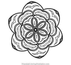Another free mandala coloring page by Steven Vrancken